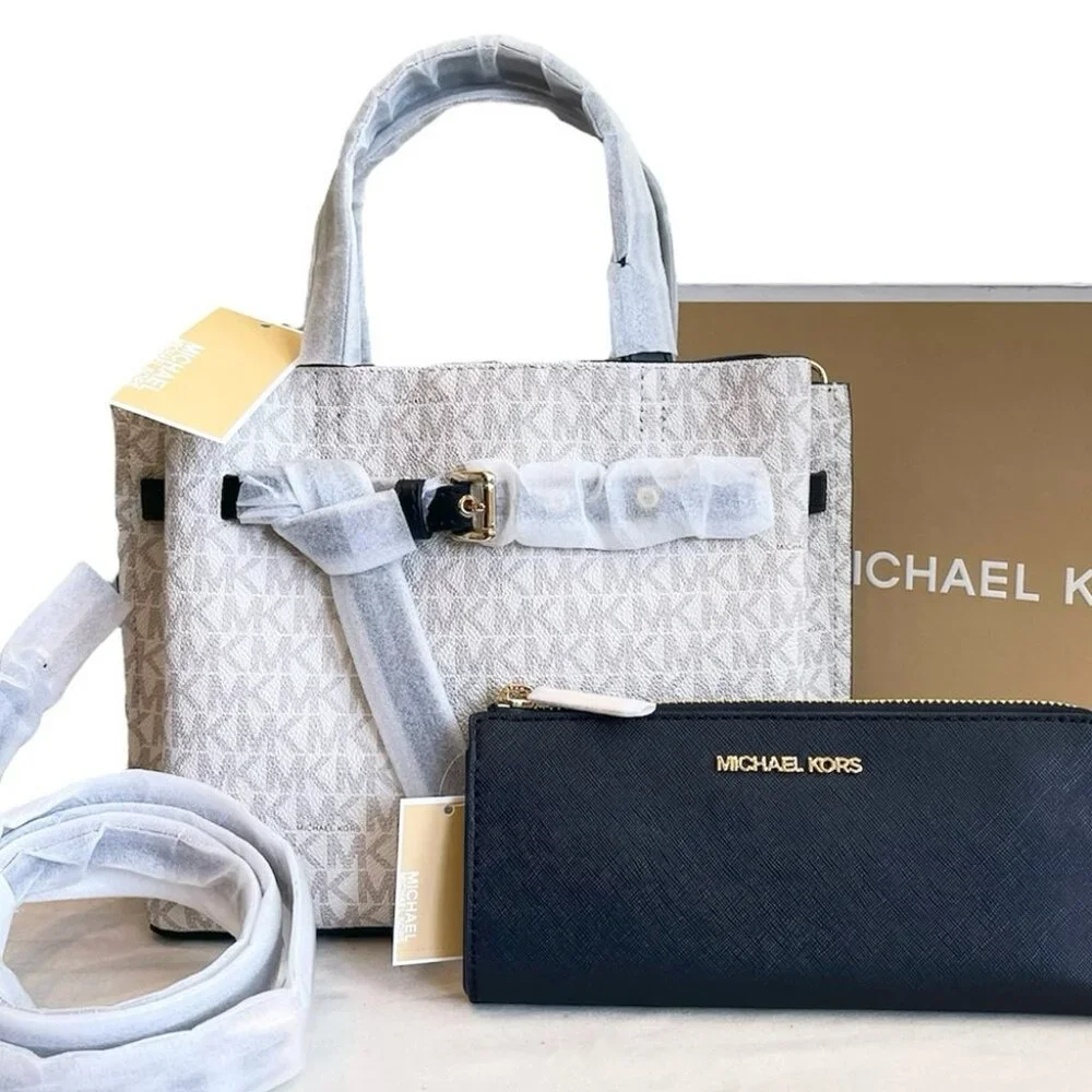 🔥NeW! Michael Kors Emilia Small Satchel & Wallet Set - Picture 4 of 12